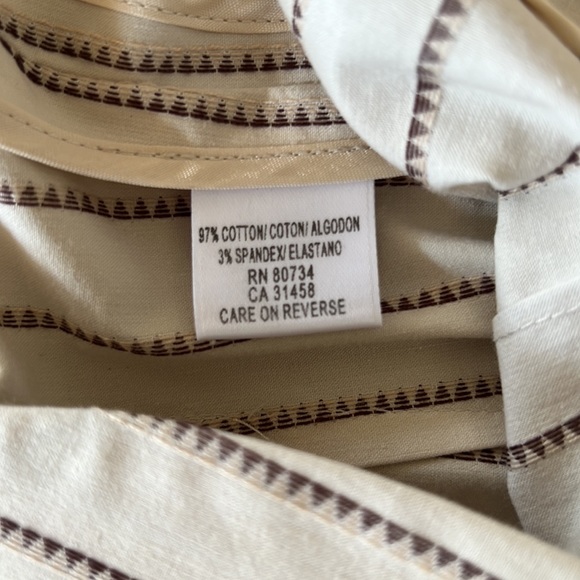 BCBGMAXAZRIA NWT Cap Sleeve Cream Jacket Size M Medium Cotton - Picture 7 of 9